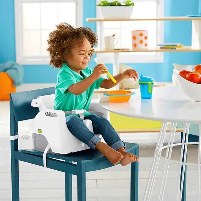Alt view image 6 of 7 - Fisher-Price 4-in-1 Total Clean High Chair, Green/Gray