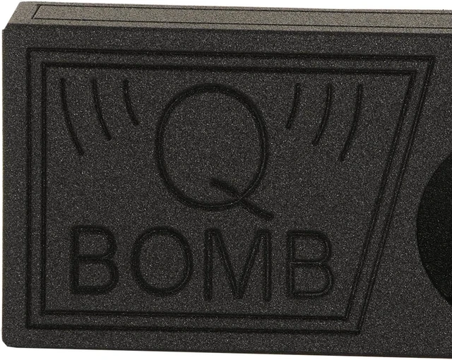 Alt view image 10 of 12 - QPOWER QBTRUCK110V Qpower Single 10 Truck Ported SPL Empty Woofer Box with Bed Liner Spray