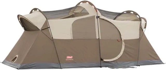 Alt view image 6 of 9 - Coleman WeatherMaster 10 Person 2 Room Family Camping Tent | 17' x 9'