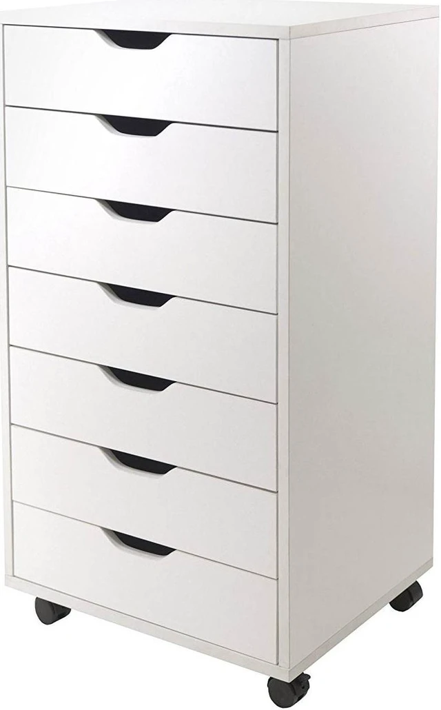 Main image of Winsome Trading 10792 Halifax Cabinet for Closet - Office, 7 Drawers, White