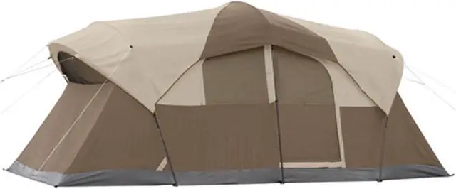 Alt view image 5 of 9 - Coleman WeatherMaster 10 Person 2 Room Family Camping Tent | 17' x 9'