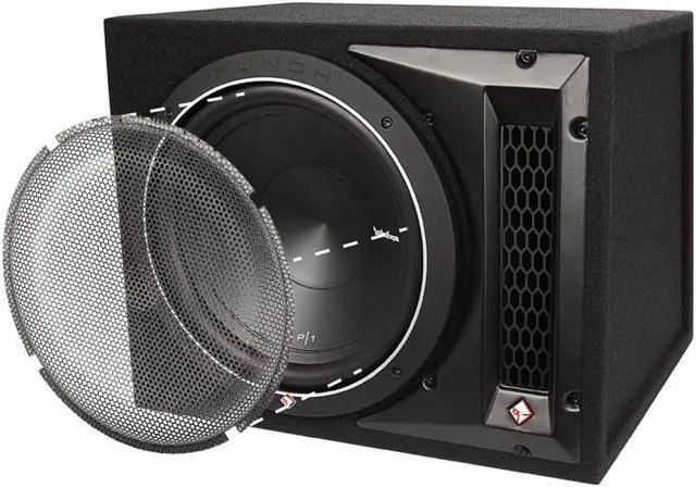 Alt view image 11 of 20 - Rockford Fosgate P1-1X12 12" Single Loaded Subwoofer Enclosure 500W
