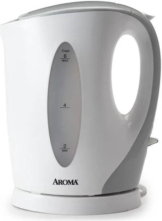 Alt view image 5 of 6 - AROMA AWK-105 White 1.7 Liter (7-Cup) Electric Water Kettle