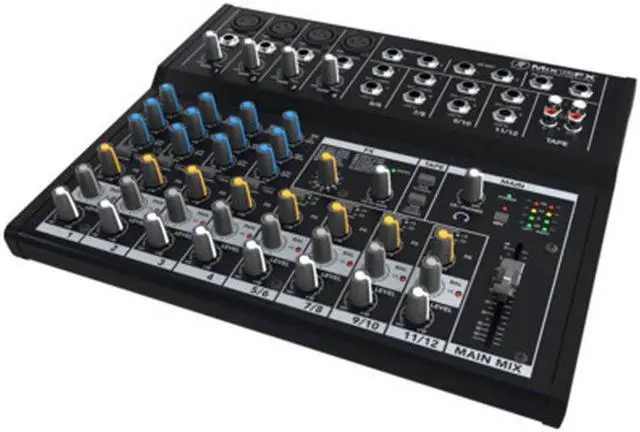 Alt view image 10 of 20 - Mackie Mix12FX 12-Channel Compact Mixer with Effects