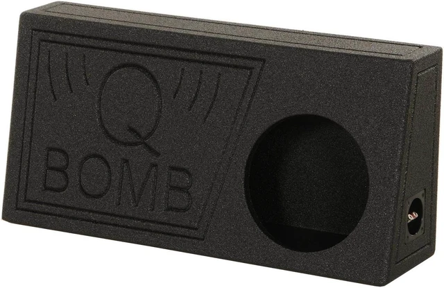 Alt view image 6 of 12 - QPOWER QBTRUCK110V Qpower Single 10 Truck Ported SPL Empty Woofer Box with Bed Liner Spray