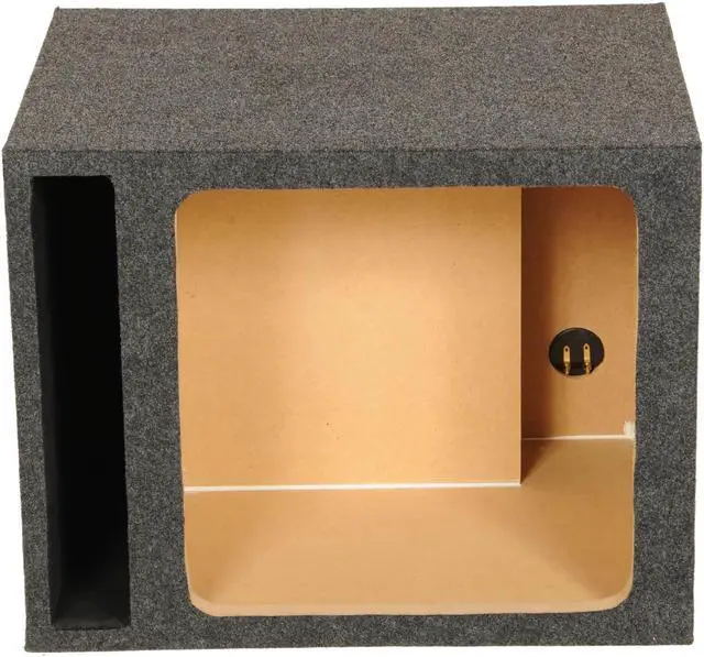 Alt view image 7 of 8 - Qpower QHD115VSQ Single Square 15" Vented Woofer Box