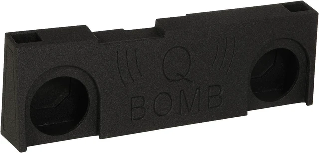 Alt view image 7 of 19 - QPower 2 Hole 2014-2016 GM/Chevy Crew Cab 10" Ported Subwoofer Box | QBGMC14210