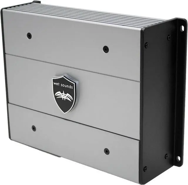 Alt view image 2 of 11 - Wet Sounds 600W 4-Channel Class D Hydro Tech Series Marine Amplifier