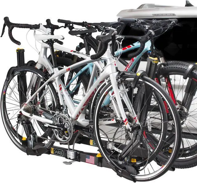 Alt view image 3 of 19 - Saris Freedom Superclamp EX 4-Bicycle Rear Mount Car Hitch Bike Rack