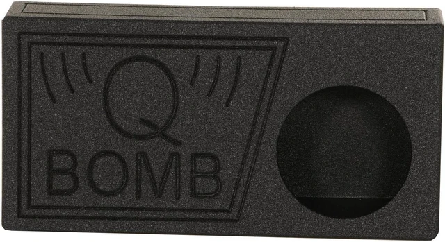 Alt view image 8 of 12 - QPOWER QBTRUCK110V Qpower Single 10 Truck Ported SPL Empty Woofer Box with Bed Liner Spray