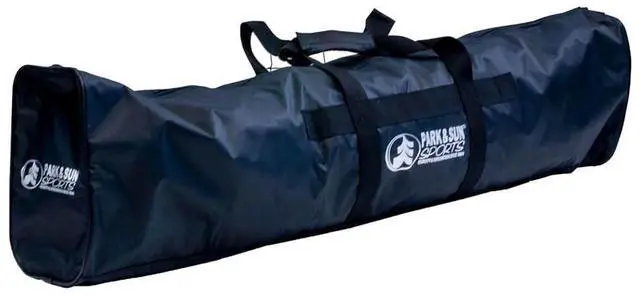 Alt view image 4 of 5 - Park & Sun Spiker Sport Steel Blue Outdoor Volleyball Net Set w/ Bag |