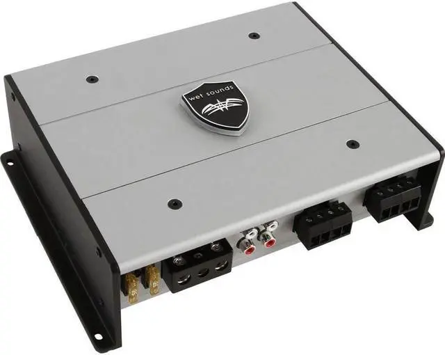 Alt view image 3 of 11 - Wet Sounds 600W 4-Channel Class D Hydro Tech Series Marine Amplifier