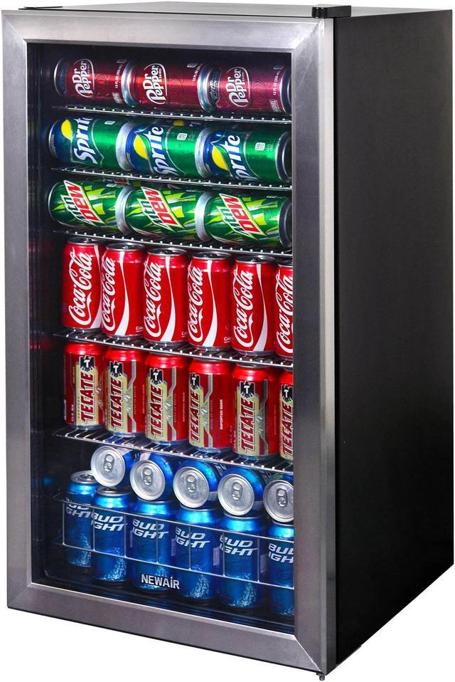 Alt view image 11 of 14 - NewAir AB-1200 126-Can Stainless Steel Beverage Cooler