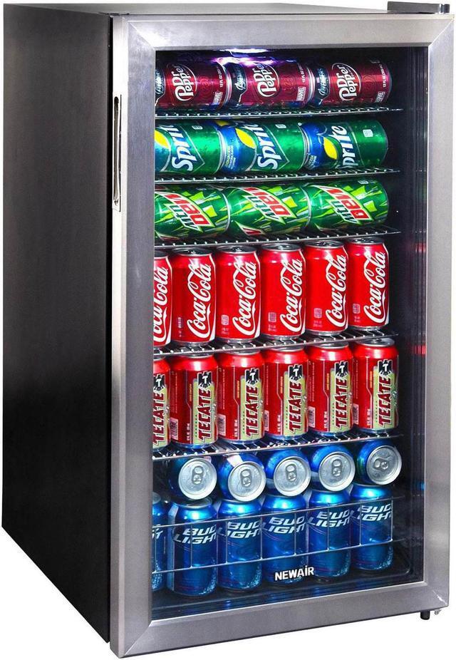 Alt view image 10 of 14 - NewAir AB-1200 126-Can Stainless Steel Beverage Cooler