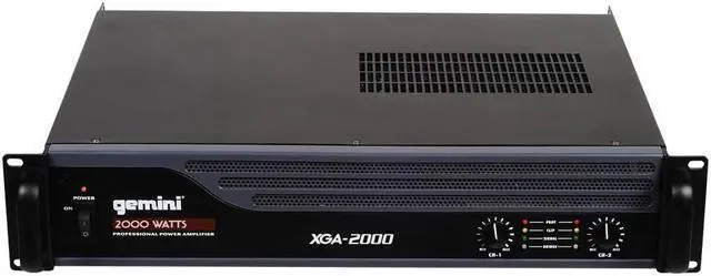 Alt view image 4 of 12 - GEMINI XGA-2000 2000W PEAK PRO POWER AMPLIFIER