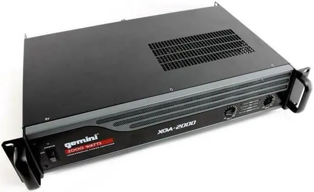 Alt view image 2 of 12 - GEMINI XGA-2000 2000W PEAK PRO POWER AMPLIFIER
