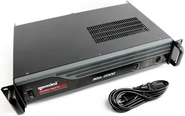 Alt view image 5 of 12 - GEMINI XGA-2000 2000W PEAK PRO POWER AMPLIFIER