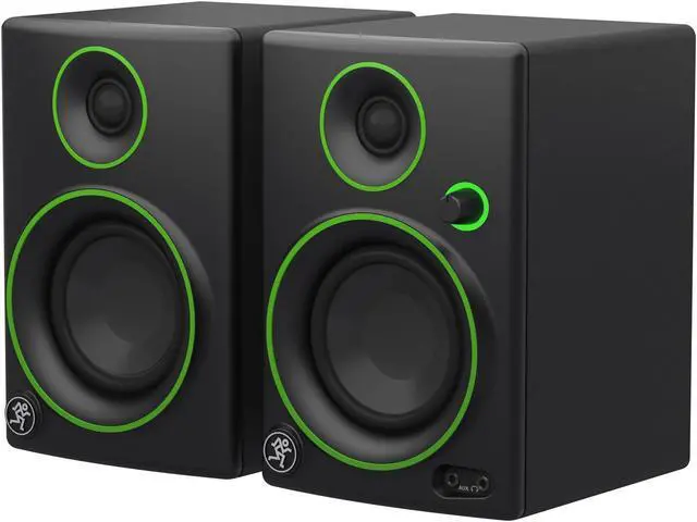 Alt view image 17 of 17 - Mackie CR3 Pair Powered Multimedia Monitor Speakers Studio Design