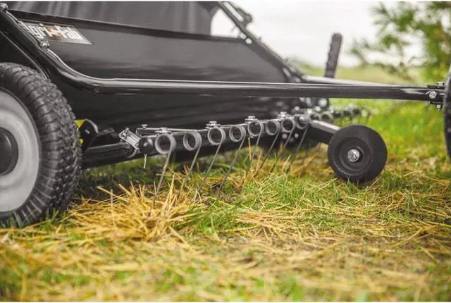 Alt view image 6 of 9 - Agri-fab Multi-Fit Front Mount Dethatcher with 14 Heat Treated Spring Tines