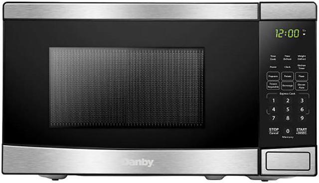 0.7 cu.ft Countertop Microwave Oven - Stainless Steel