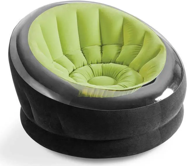 Alt view image 4 of 5 - intex empire inflatable chair, 44" x 43" x 27", green