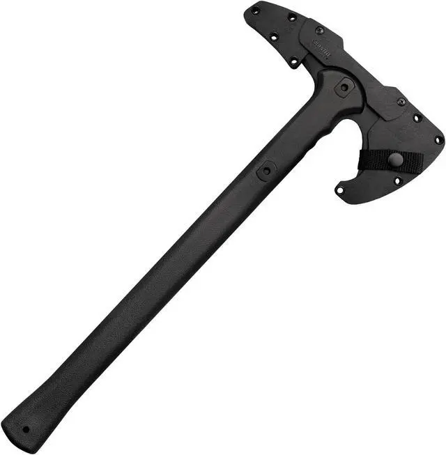 Alt view image 2 of 6 - Cold Steel 29.5 Oz Carbon Steel Tactical War Hawk Tomahawk Throwing Axe & Sheath