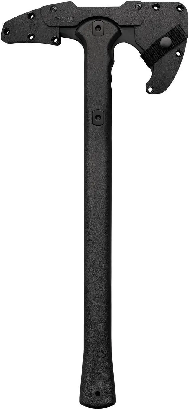 Alt view image 3 of 6 - Cold Steel 29.5 Oz Carbon Steel Tactical War Hawk Tomahawk Throwing Axe & Sheath