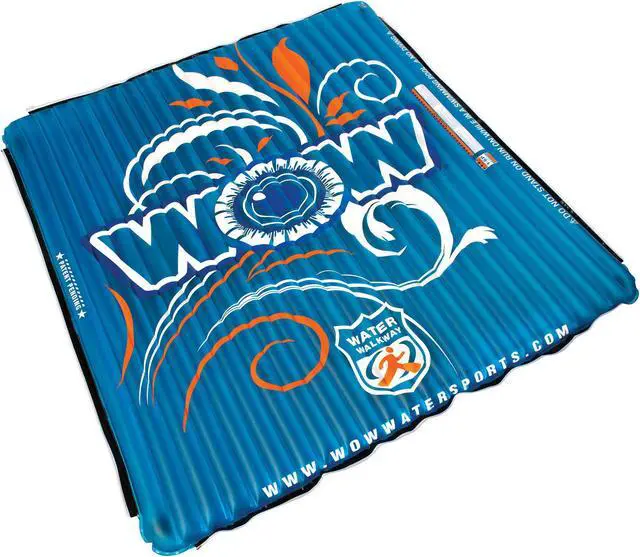 Main image of WOW Sports Floating Rectangular 6 x 6 Foot Water Walkway with Connecting System