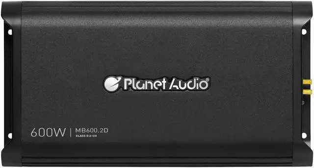 Alt view image 4 of 5 - Planet Audio MB600.2D 2 Channel 600 Watt Full Range Class D Power Car Amplifier