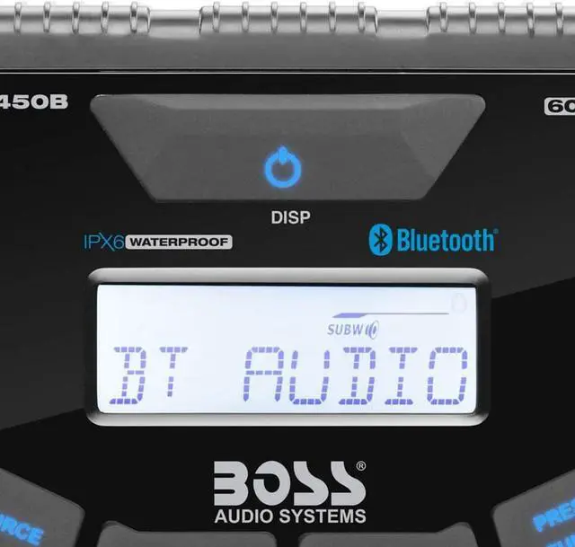 Alt view image 6 of 7 - BOSS Audio MGR450B Marine Bluetooth MP3 Radio Stereo Boat Audio Receiver Player