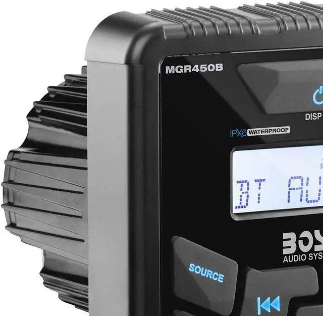 Alt view image 5 of 7 - BOSS Audio MGR450B Marine Bluetooth MP3 Radio Stereo Boat Audio Receiver Player