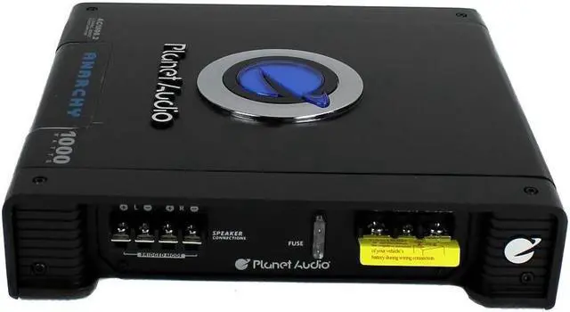 Alt view image 3 of 12 - Planet Audio AC1000.2 1000W 2 Channel MOSFET Class A/B Power Stereo Amplifier