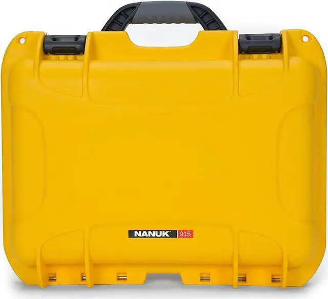 Alt view image 6 of 9 - NANUK CASES 915-1004 Yellow Protective Case, 15.8"L x 12.1"W x 6.8"D