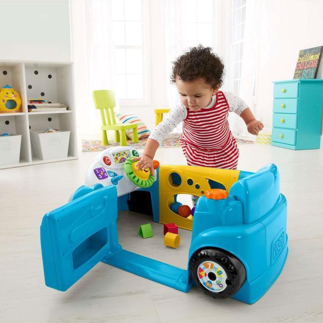 Alt view image 3 of 10 - Fisher-Price Laugh & Learn Crawl Around Car Baby Activity Learning Toy, Blue