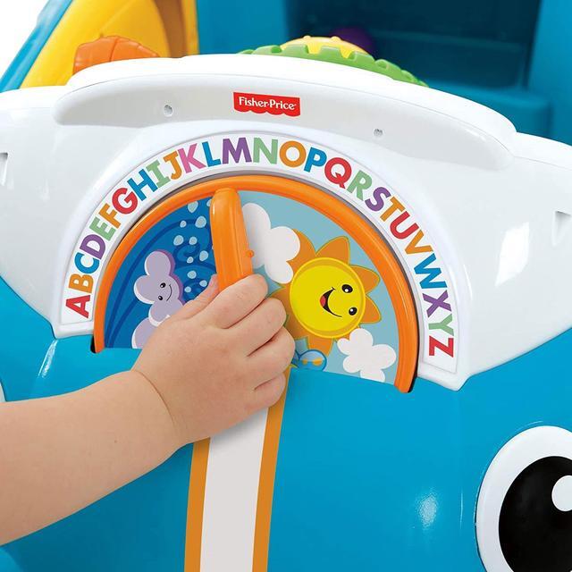 Alt view image 6 of 10 - Fisher-Price Laugh & Learn Crawl Around Car Baby Activity Learning Toy, Blue