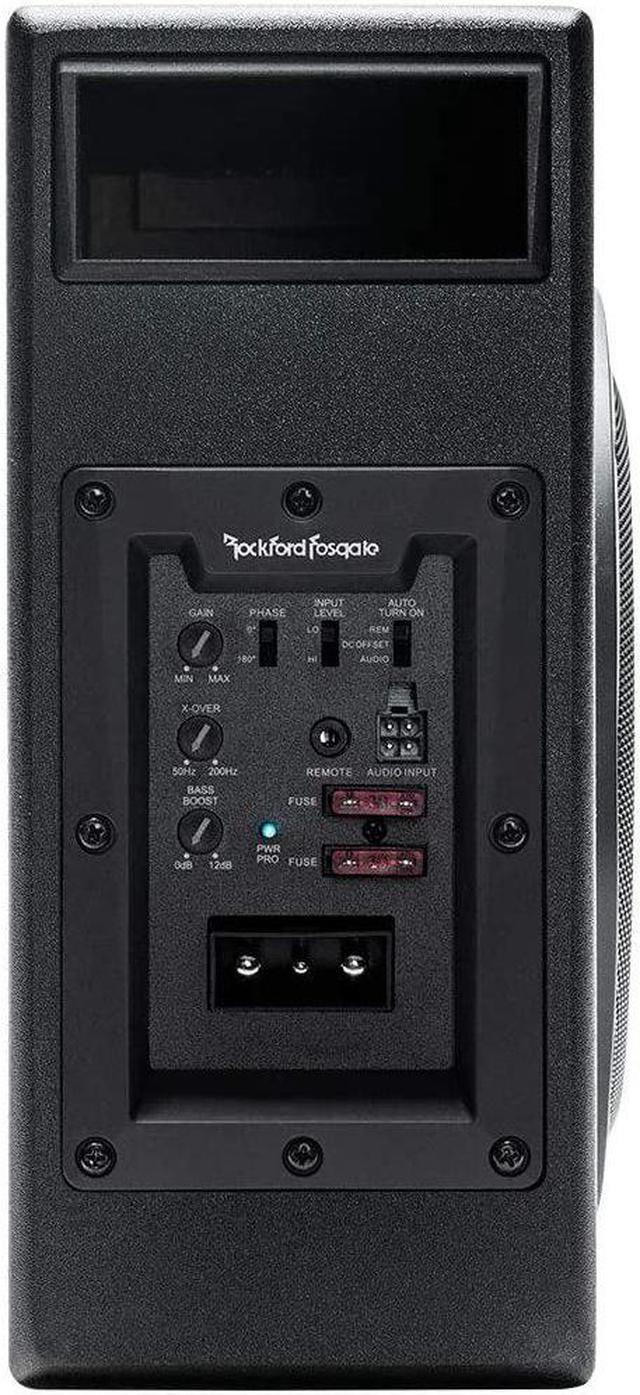 Alt view image 4 of 17 - Rockford Fosgate P300-8P Punch 8" 300W Powered Ported Subwoofer Enclosure System