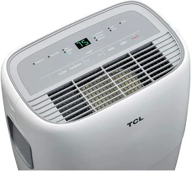 Alt view image 7 of 15 - TCL TDW40E20 40-Pint Dehumidifier with Bucket White