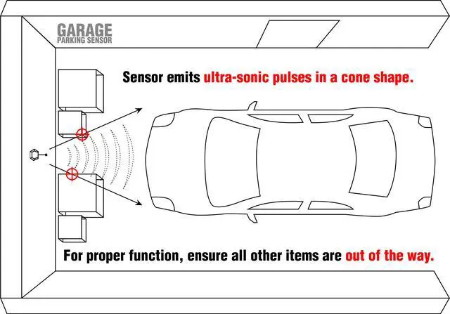 Alt view image 7 of 7 - STKR Adjustable Garage Parking Sensor - Parking Aid