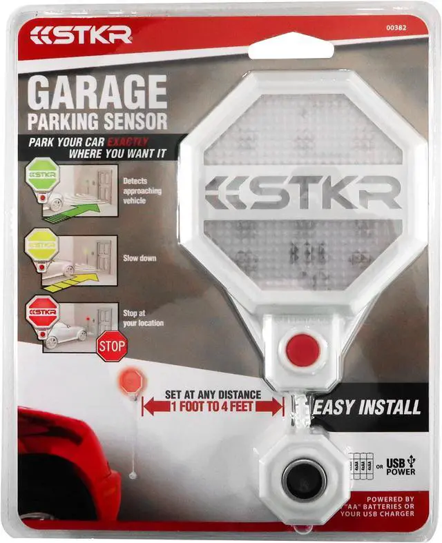 Alt view image 5 of 7 - STKR Adjustable Garage Parking Sensor - Parking Aid- White