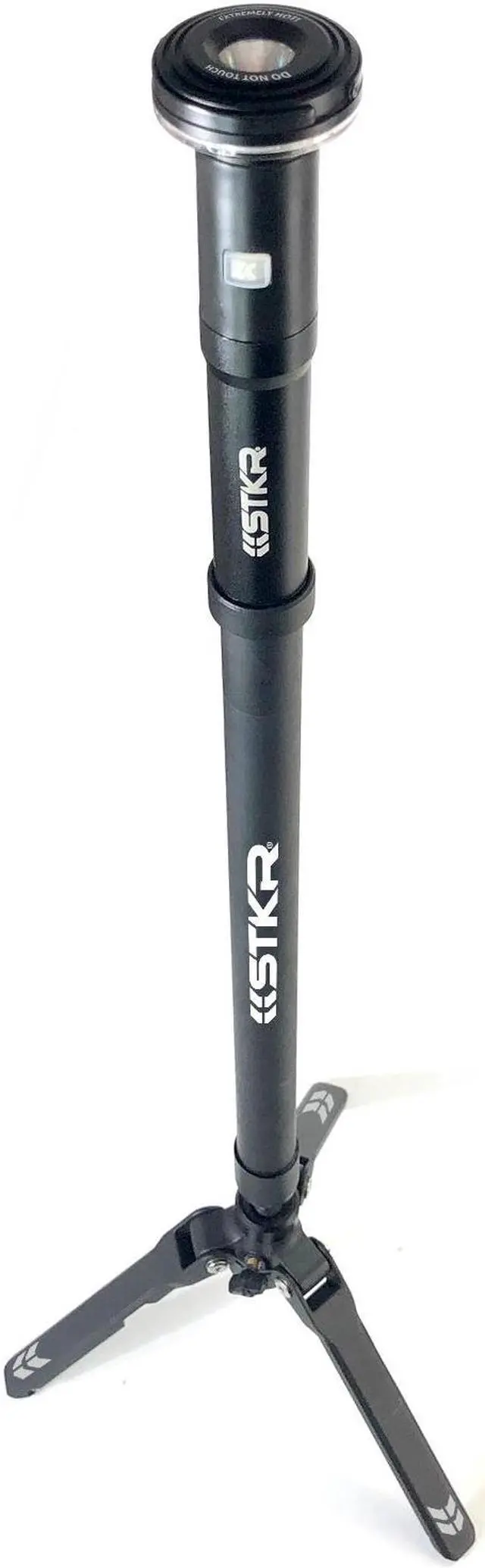 Main image of STKR Concepts FLI PRO Telescoping Area Light - 8 Foot extention + Removable Flashlight, Black