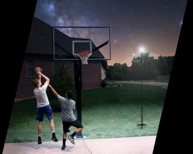 Alt view image 7 of 10 - STKR Concepts FLI PRO Telescoping Area Light - 8 Foot extention + Removable Flashlight, Black