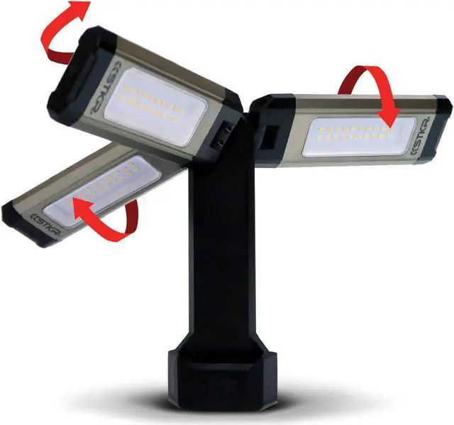 Alt view image 4 of 8 - STKR Concepts Tri-Mobile with Tripod - 2000 Lumen Area Work Light, Black