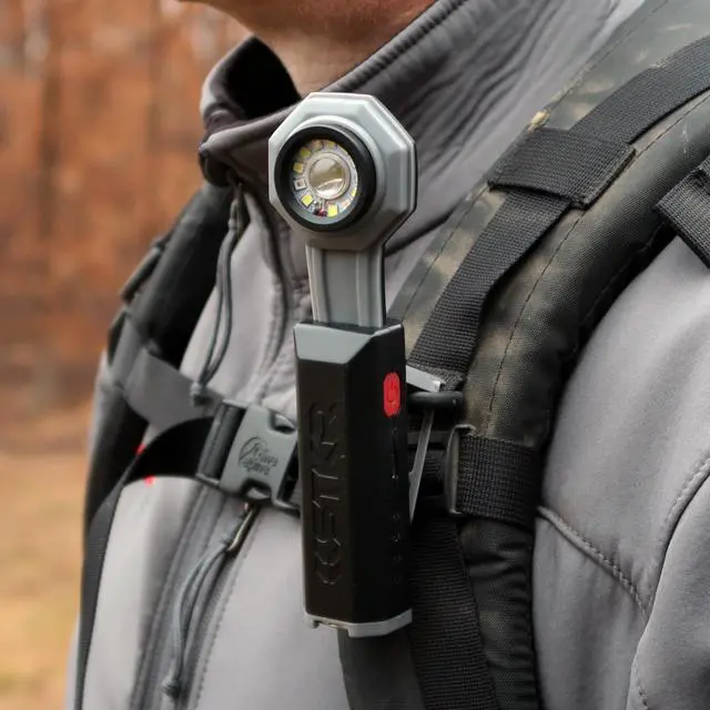 Alt view image 7 of 11 - STKR Concepts FLEXIT Pocket Light 4.0 - 400 Lumen Flexible Rechargeable Light for Emergencies, Camping, Hiking, Working Around The House or in The Garage, Grey