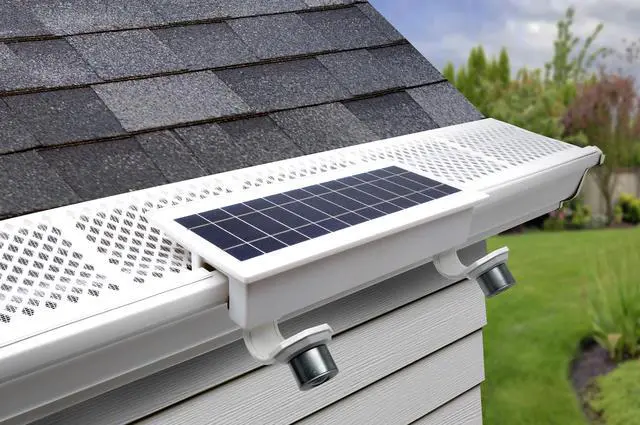 Alt view image 4 of 8 - STKR Concepts EZ Home Security Solar Gutter Spot Light
