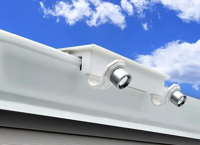 Alt view image 7 of 8 - STKR Concepts EZ Home Security Solar Gutter Spot Light