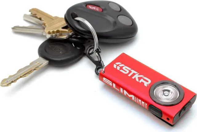 Alt view image 3 of 4 - SlimJimmy Ultra-Bright Keychain Light - 400 Lumen - RED