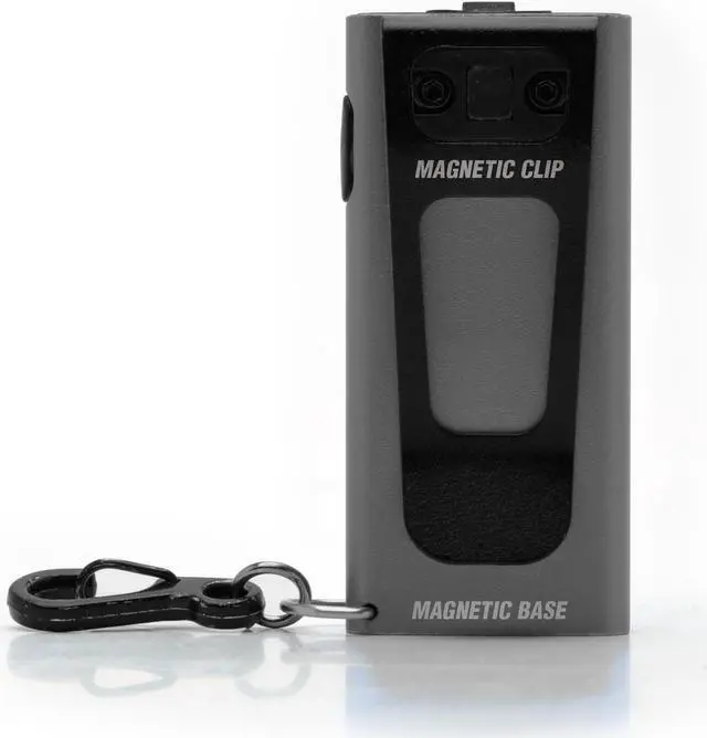 Alt view image 2 of 6 - SlimJimmy Ultra-Bright Keychain Light - 400 Lumen - Gray