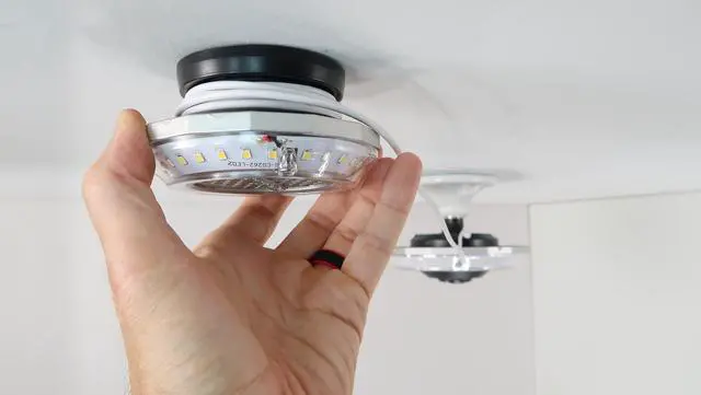 Alt view image 3 of 7 - STKR Concepts MPI - Multi-Point Illumination - 7500 Lumen Motion Activated Ceiling Light For Garage / Attic / Basement / Home