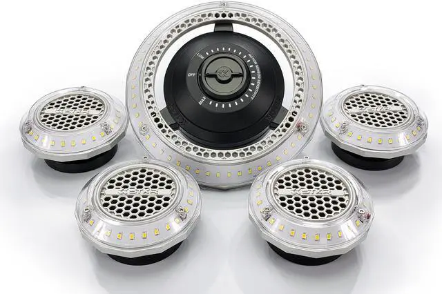 Main image of STKR Concepts MPI - Multi-Point Illumination - 7500 Lumen Motion Activated Ceiling Light For Garage / Attic / Basement / Home