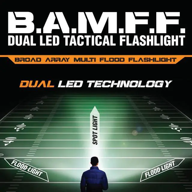 Alt view image 6 of 9 - STKR Concepts BAMFF 2.0- Dual LED Flashlight